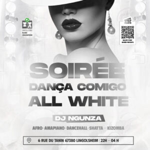 Soirée Afro Dança Comigo All White : Laisse la magie opérer en blanc ! 